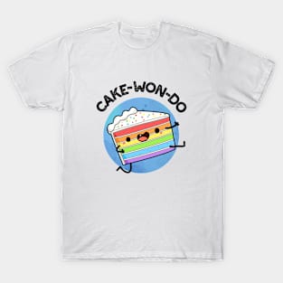 Cake-won-do Cute Taekwondo Cake Pun T-Shirt